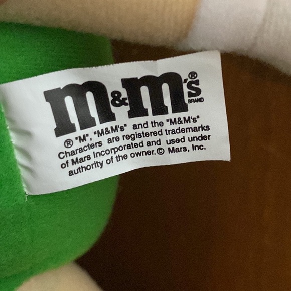 Vintage Y2K Miss Green Lady M&M’s Candies Stuffed Animal Plush Toy Doll 10” - Picture 2 of 5